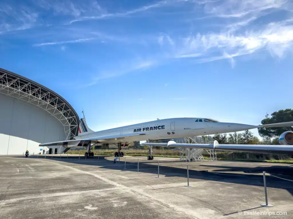 Concord on display at the Toulouse Airbus museum