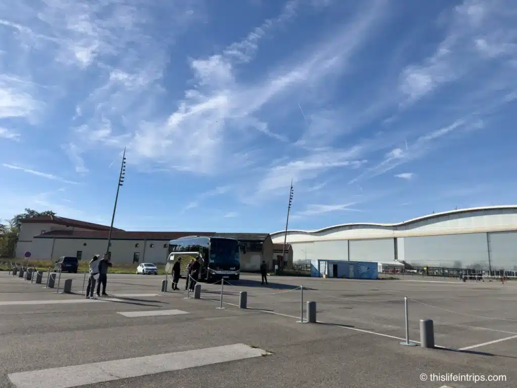 Group departing for a Airbus Factory Tour in Toulouse France