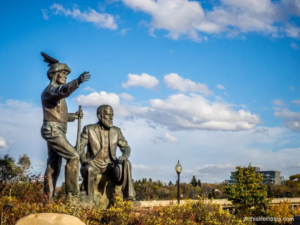 The Founders Statue, Saskatoon, Saskatchewan