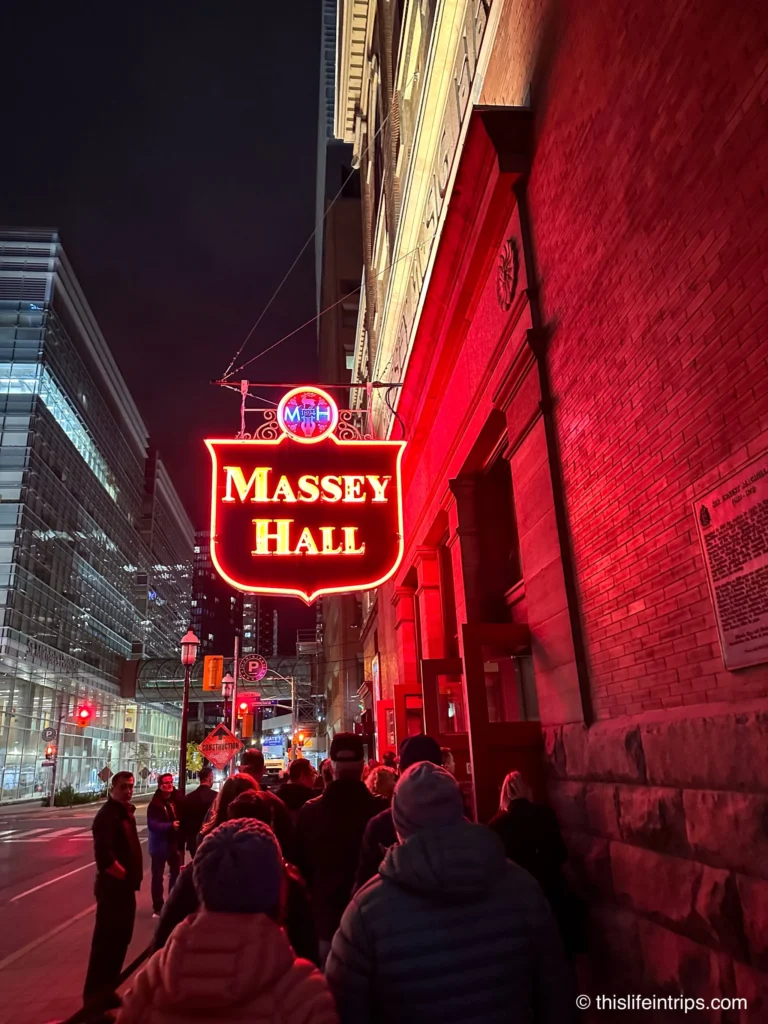 line up and sign at the Massey Hall, Toronto, Ontario