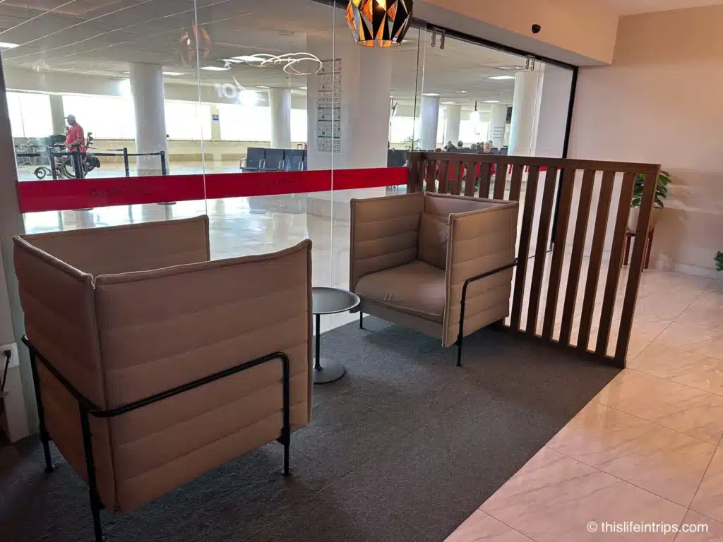 OMA Lounge seating at Mazatlan location