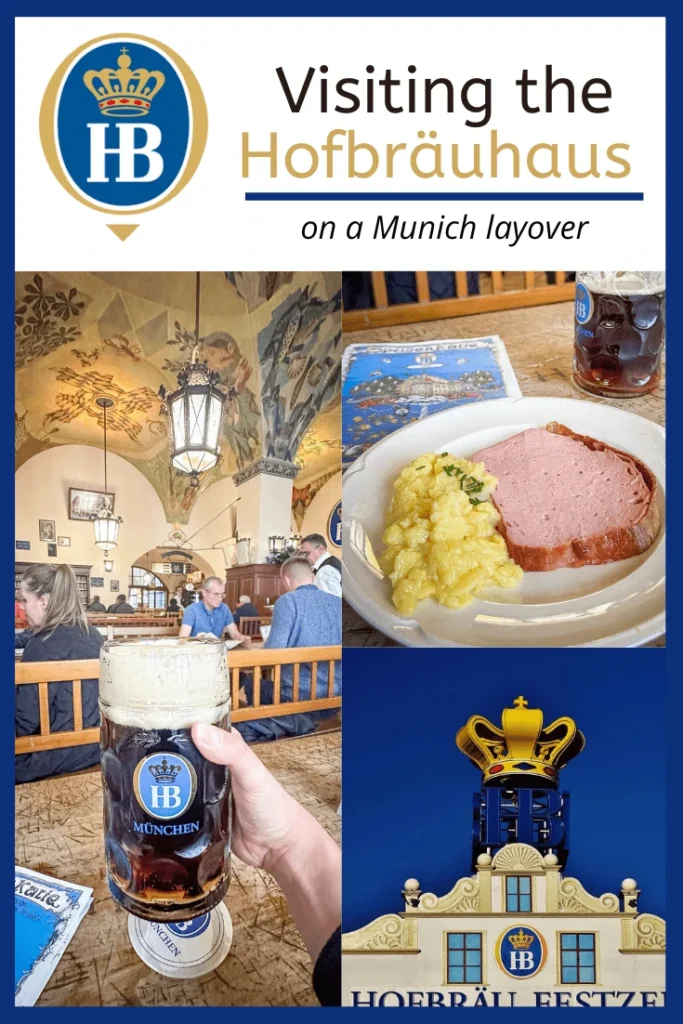 Hofbrauhaus Munich layover shareable pinterest image