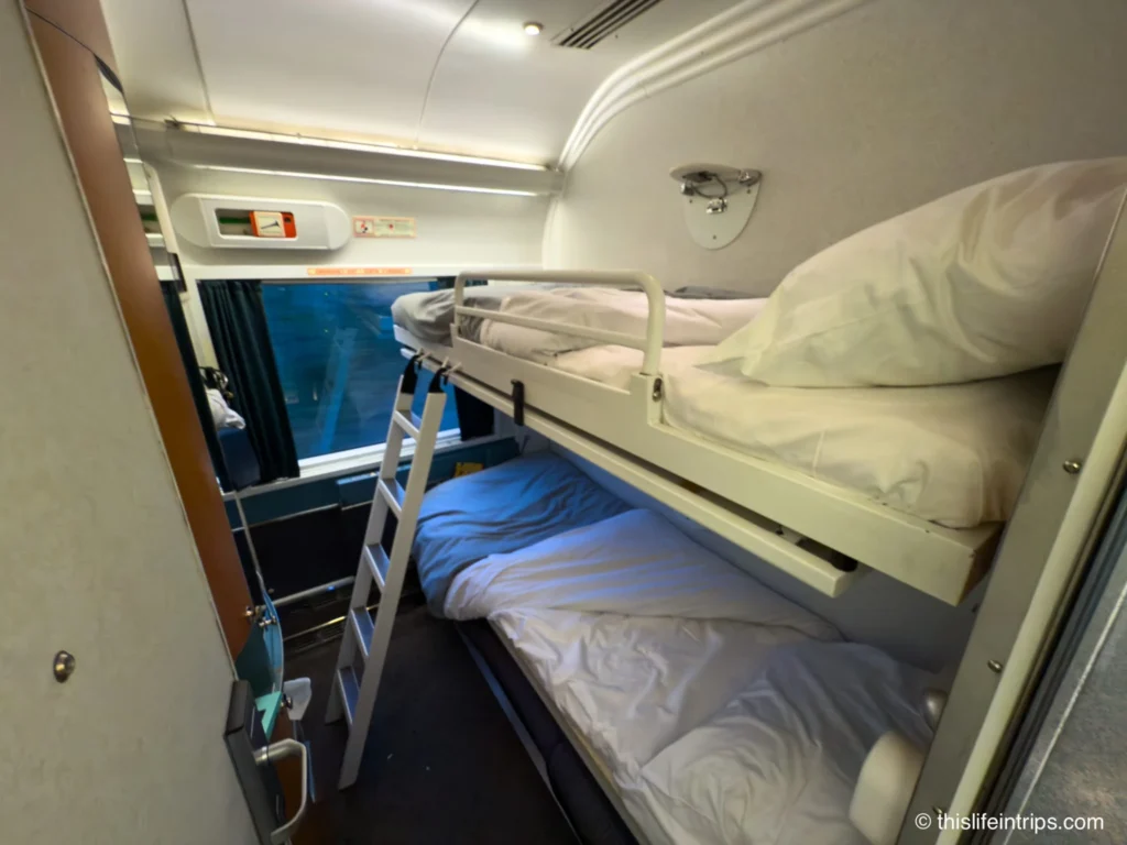 VIA Rail cabin for two on the Ocean train