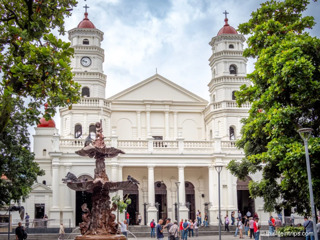 Parroquia Santa Gertrudis, Envigado, Colombia - our Medellin food tour meeting point