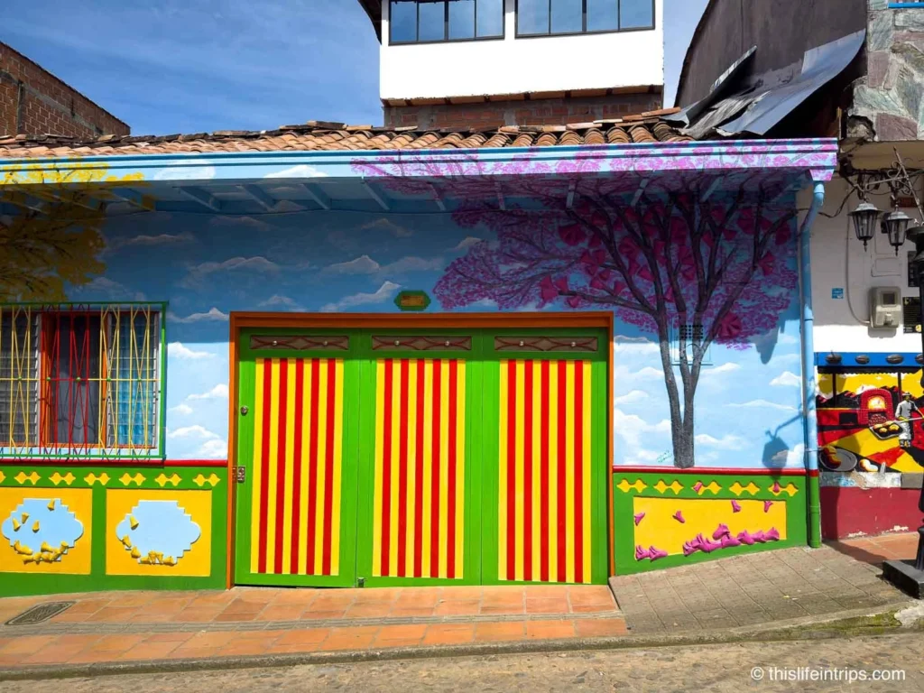 colourful guatape town 