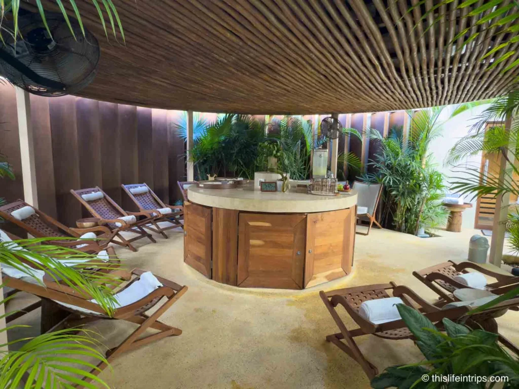 spa at the Hilton Cancun all inclusive resort