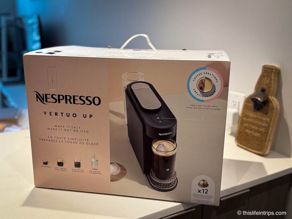 Nespresso Vertuo Up packaging