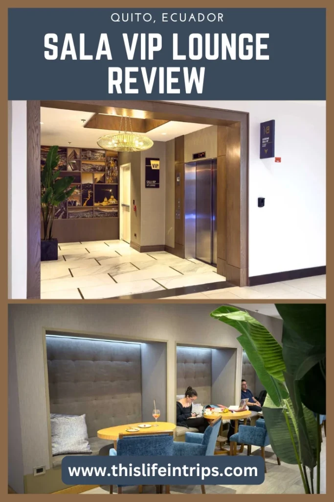 Sala VIP Quito shareable pinterest image