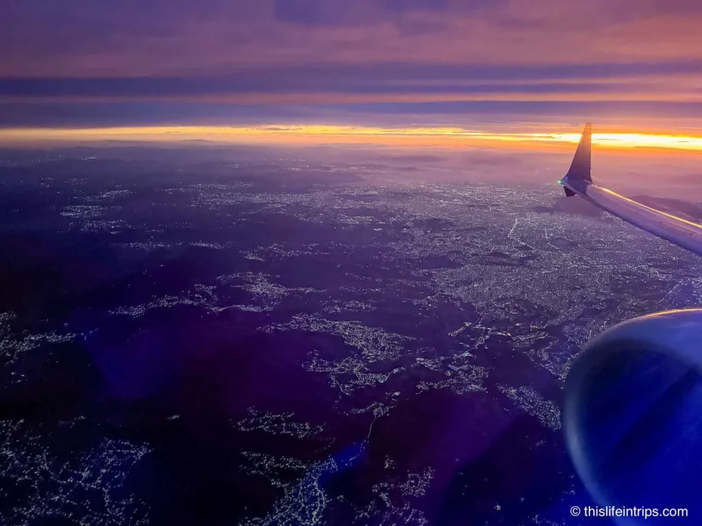 Sunrise over Mexico City