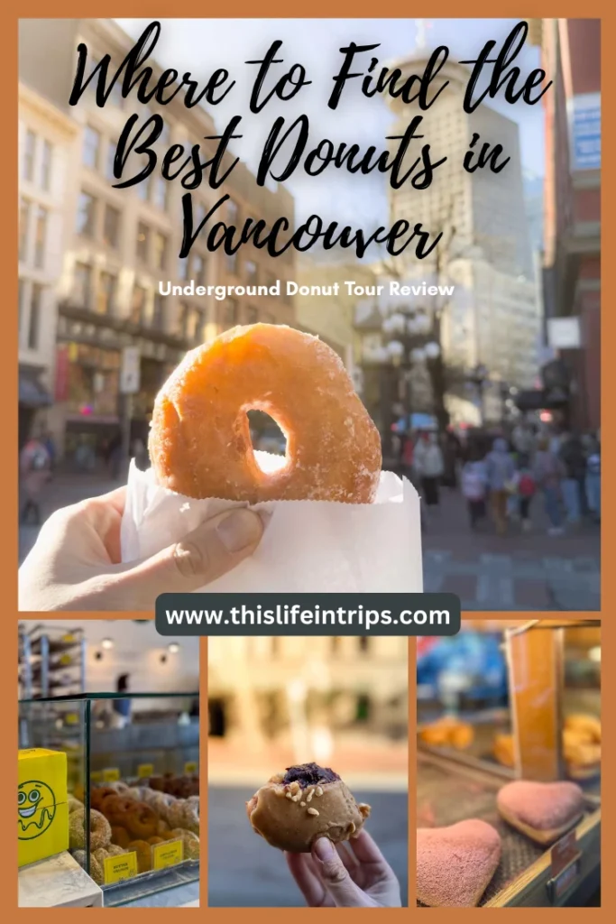 best donut in Vancouver shareable pinterest image