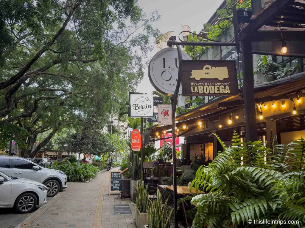 No shortage of restaurants in Laureles, Medellin