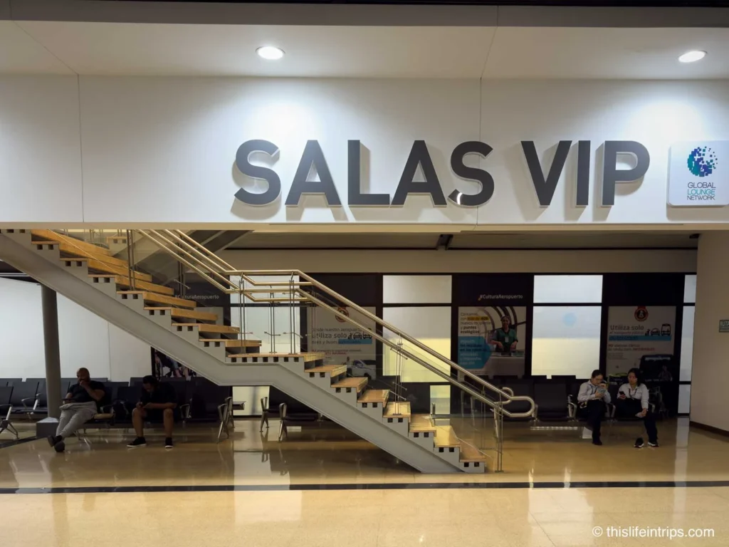 Stairs to the SALAS VIP Medellin lounge