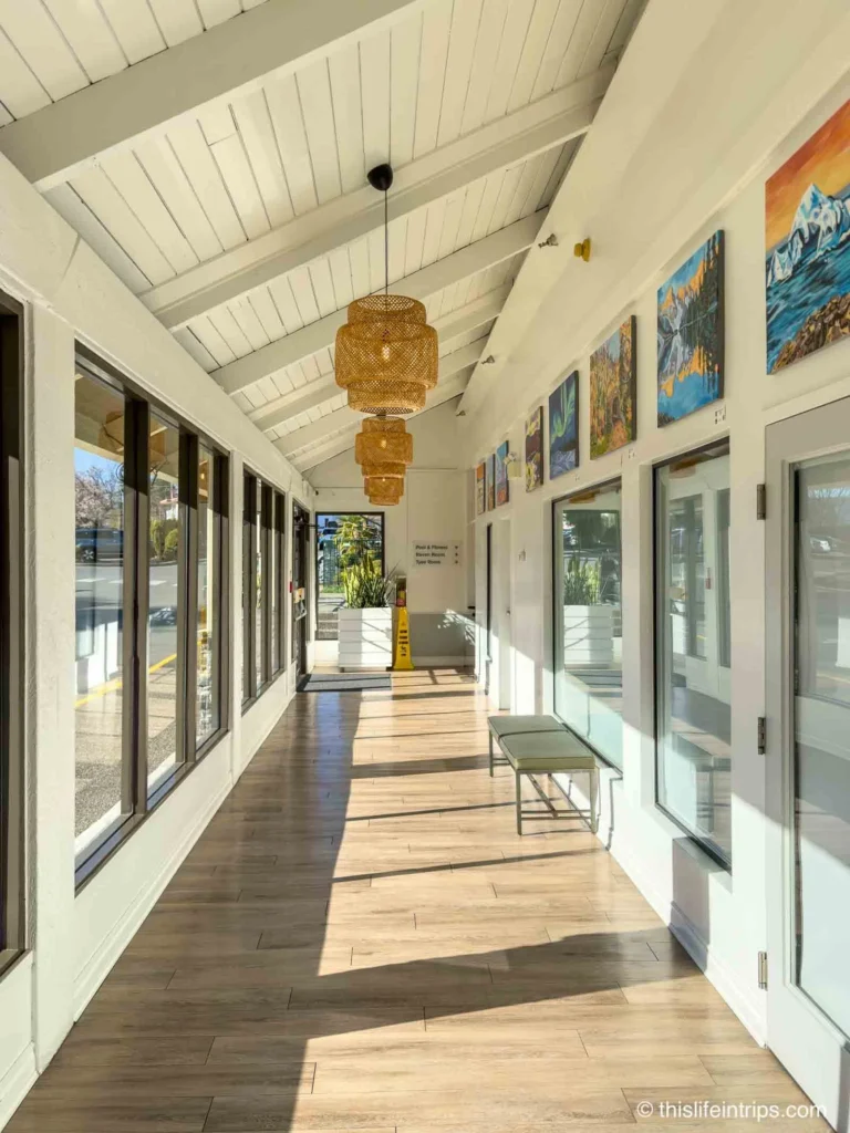 art work at the Bayside Resort Parksville