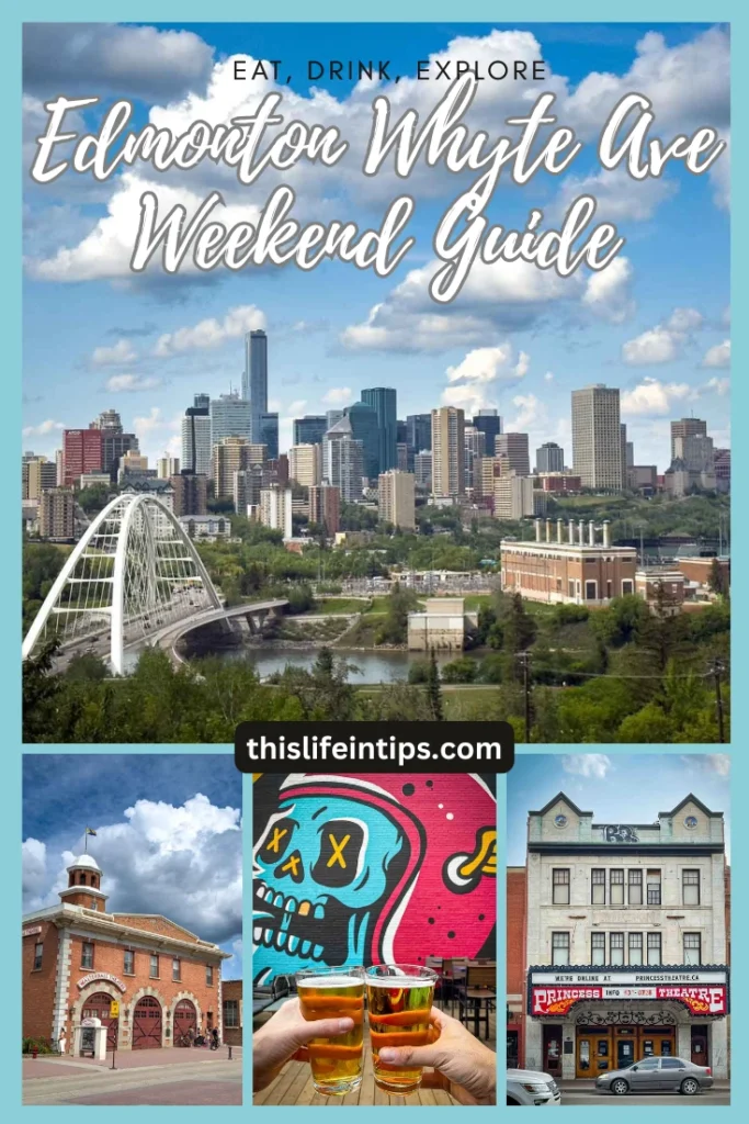 weekend on whyte ave shareable pinterest image