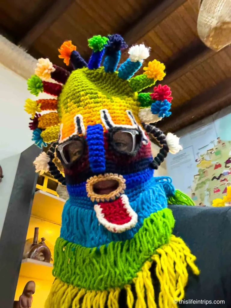 Aya Huma on a walking tour of Quito old town